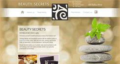 Desktop Screenshot of beautysecretsnorwood.com.au