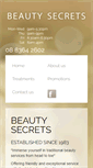 Mobile Screenshot of beautysecretsnorwood.com.au